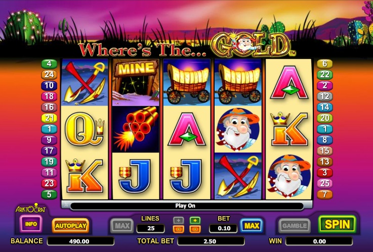 Бесплатные азартные игры «Where’s the Gold» в клубе Вулкан 24