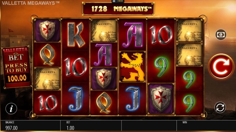 Игровой автомат «Valletta Megaways» в казино Вулкан Делюкс